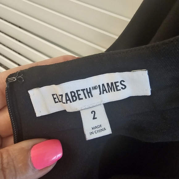 Elizabeth and James Halter Mini Dress embellished collar sz 2 - Picture 7 of 13